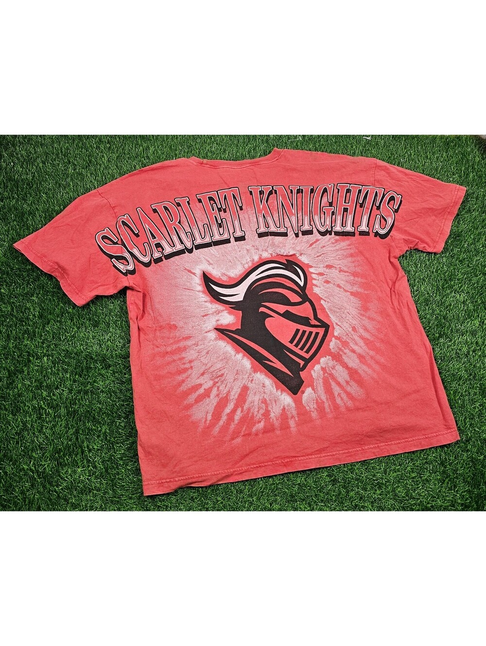 Rutgers Scarlet Knights Tie-Dye T-Shirt Boxy Fit XXL